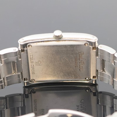 27042528e - PAUL PICOT Armbanduhr mit Diamanten Referenz 5028, Schweiz um 2005, quarz, Edelstahlgeh. ...