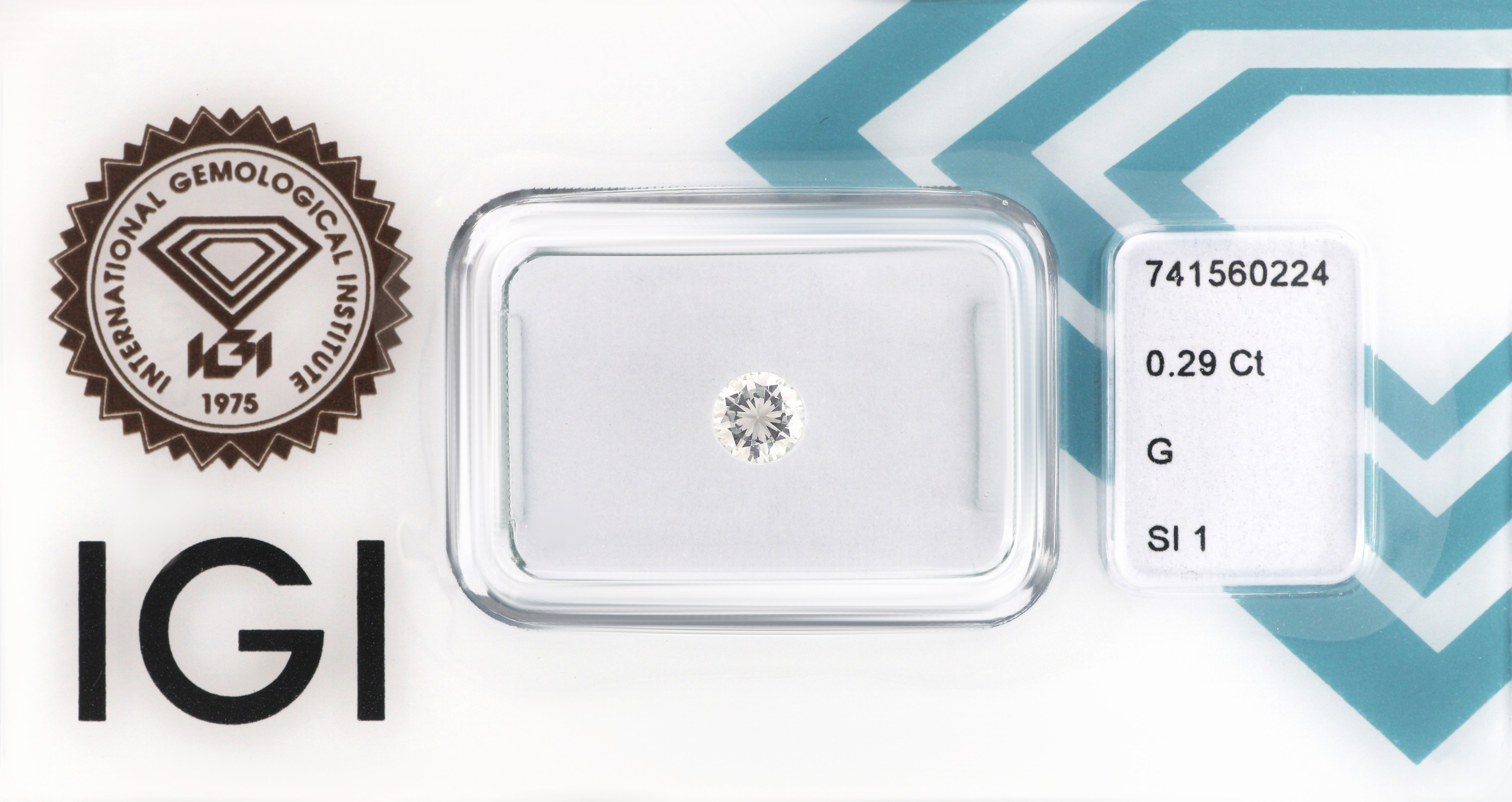 Image 27042628 - Loser Brillant, 0.29 ct feines Weiß(G)/si1, eingeschweißt, IGI-Expertise Schätzpreis: ...