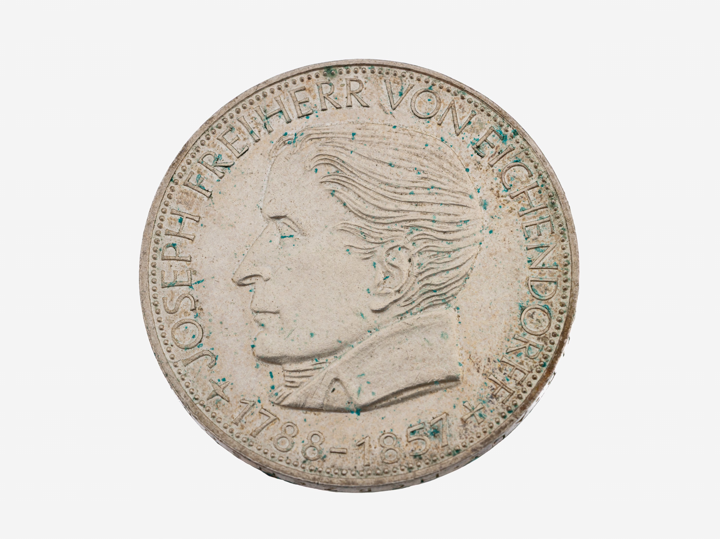 Image 27042632 - Silbermünze, 5 Mark, Deutschland, 1957, Freiherr von Eichendorff
