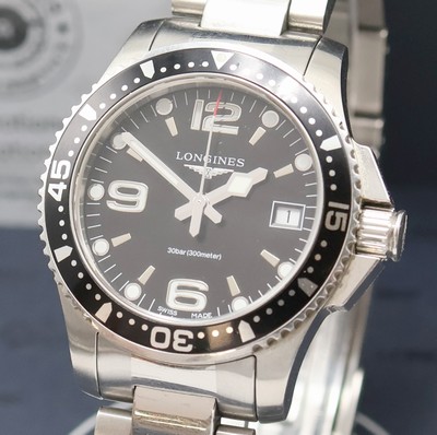 27042743a - LONGINES Hydro Conquest Armbanduhr in Edelstahl Referenz L3.340.4, Schweiz lt. beil. ...