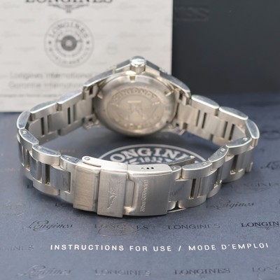 27042743c - LONGINES Hydro Conquest Armbanduhr in Edelstahl Referenz L3.340.4, Schweiz lt. beil. ...