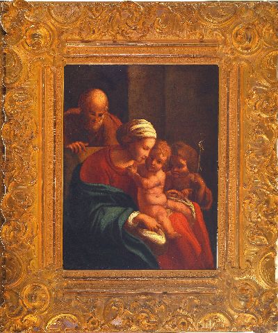 27042744k - Unbekannter Künstler der florentiner Schule, 18.Jh., Heilige Familie mit dem ...
