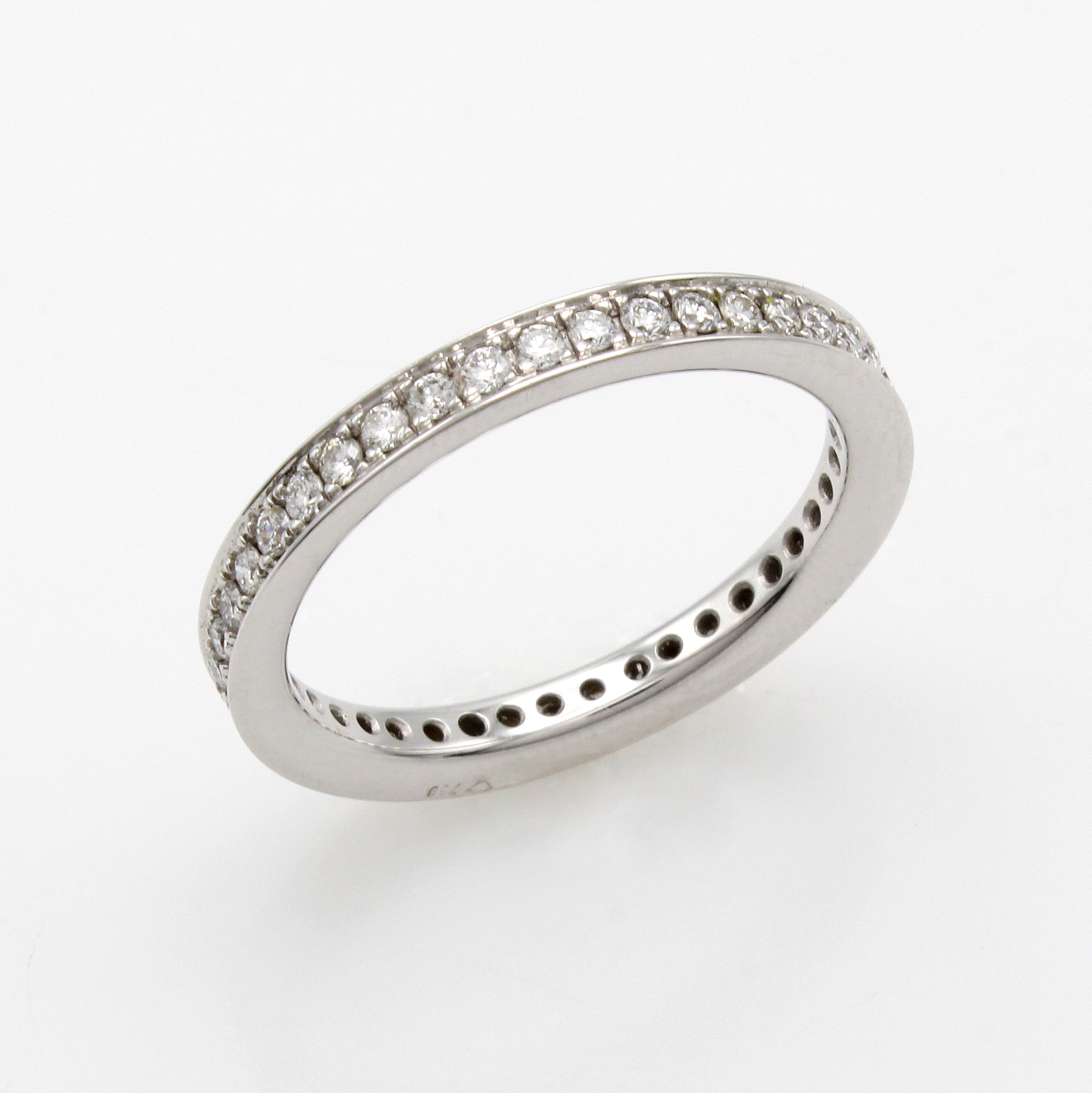 Image 27042861 - Memoryring mit Brillanten, WG 750/000, 41 Brill. zus. ca. 0.50 ct Weiß/si, RW ca. 55 ...