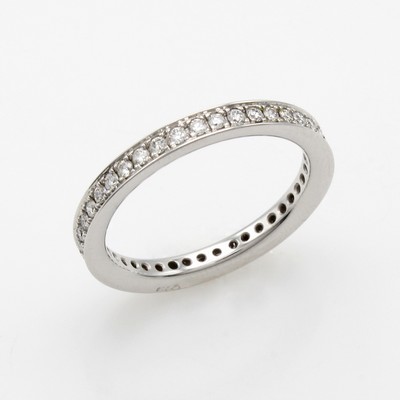 Image Memoryring mit Brillanten, WG 750/000, 41 Brill. zus. ca. 0.50 ct Weiß/si, RW ca. 55 ...