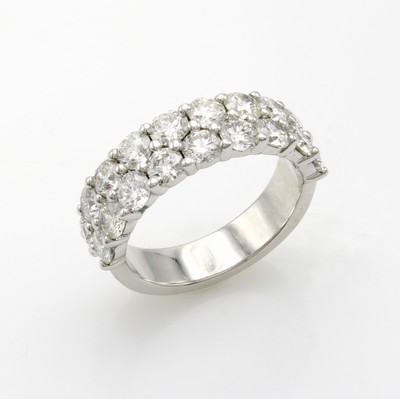 Image Ring mit Brillanten, WG 750/000, 18 Brill. zus. ca. 2.96 ct Weiß/si, RW ca. 54