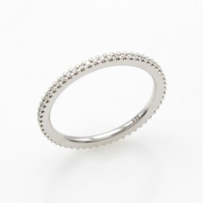 Image Memoryring mit Brillanten, WG 585/000, 41 Brill. zus. ca. 0.28 ct Weiß/si, RW ca. 56 ...