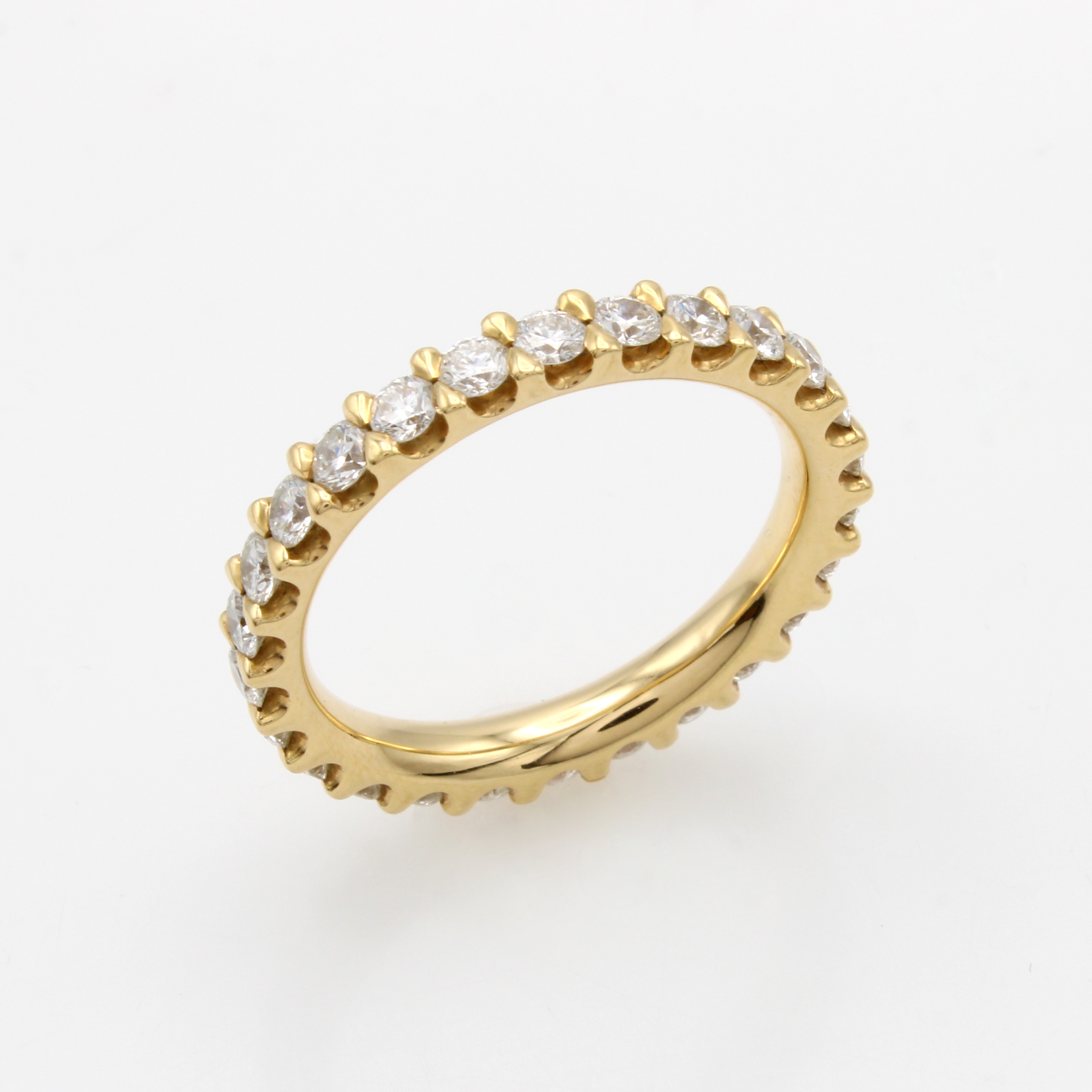 Image 27043308 - Memoryring mit Brillanten, RoseG 750/000, 26 Brill. zus. ca. 1.50 ct Weiß/lupenrein, RW ...