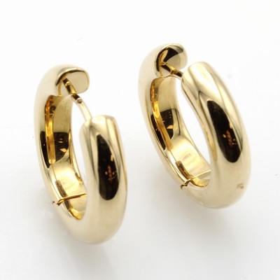 Image Paar Creolen, GG 585/000, D. ca. 1.4 cm