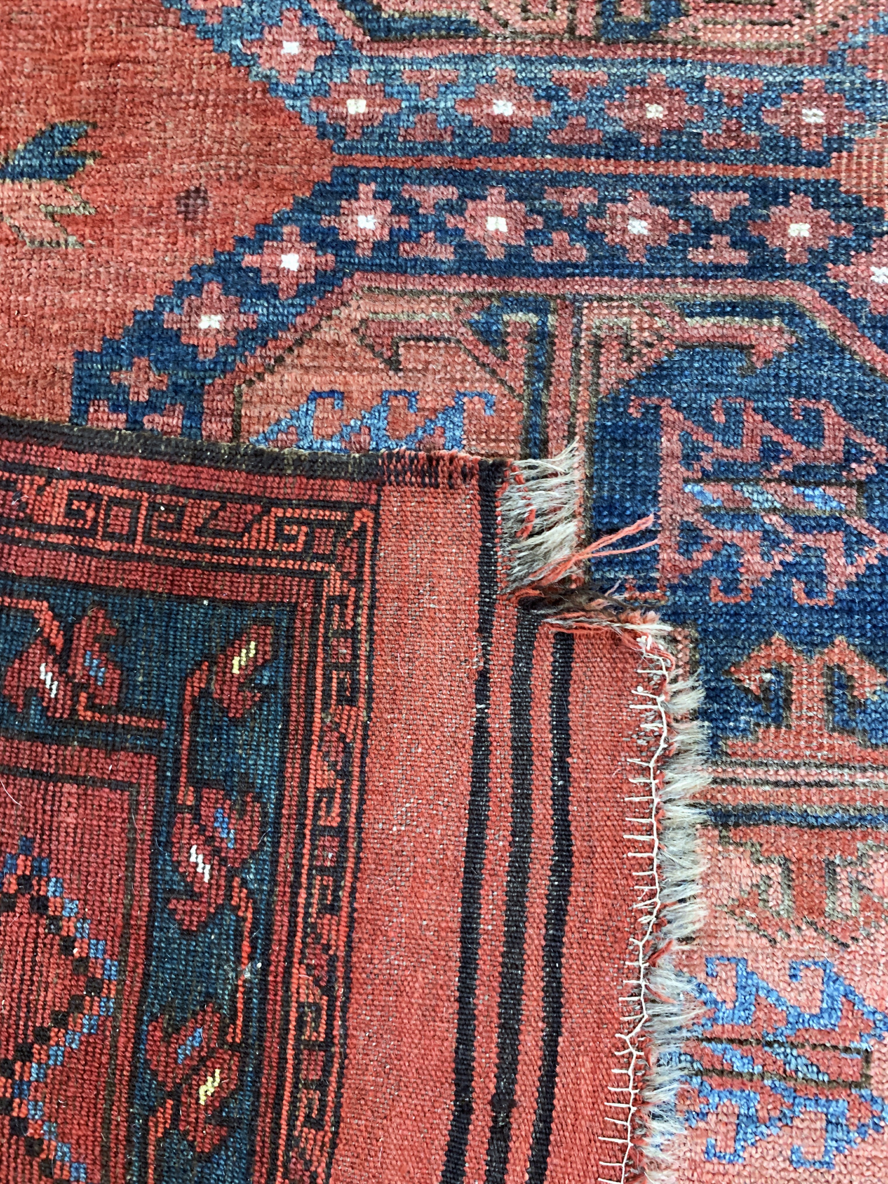 Detail j: Ersari alt, Afghanistan, Anfang 20.Jhd, Wolle auf Wolle, ca. 475 x 345 cm, EHZ: 3