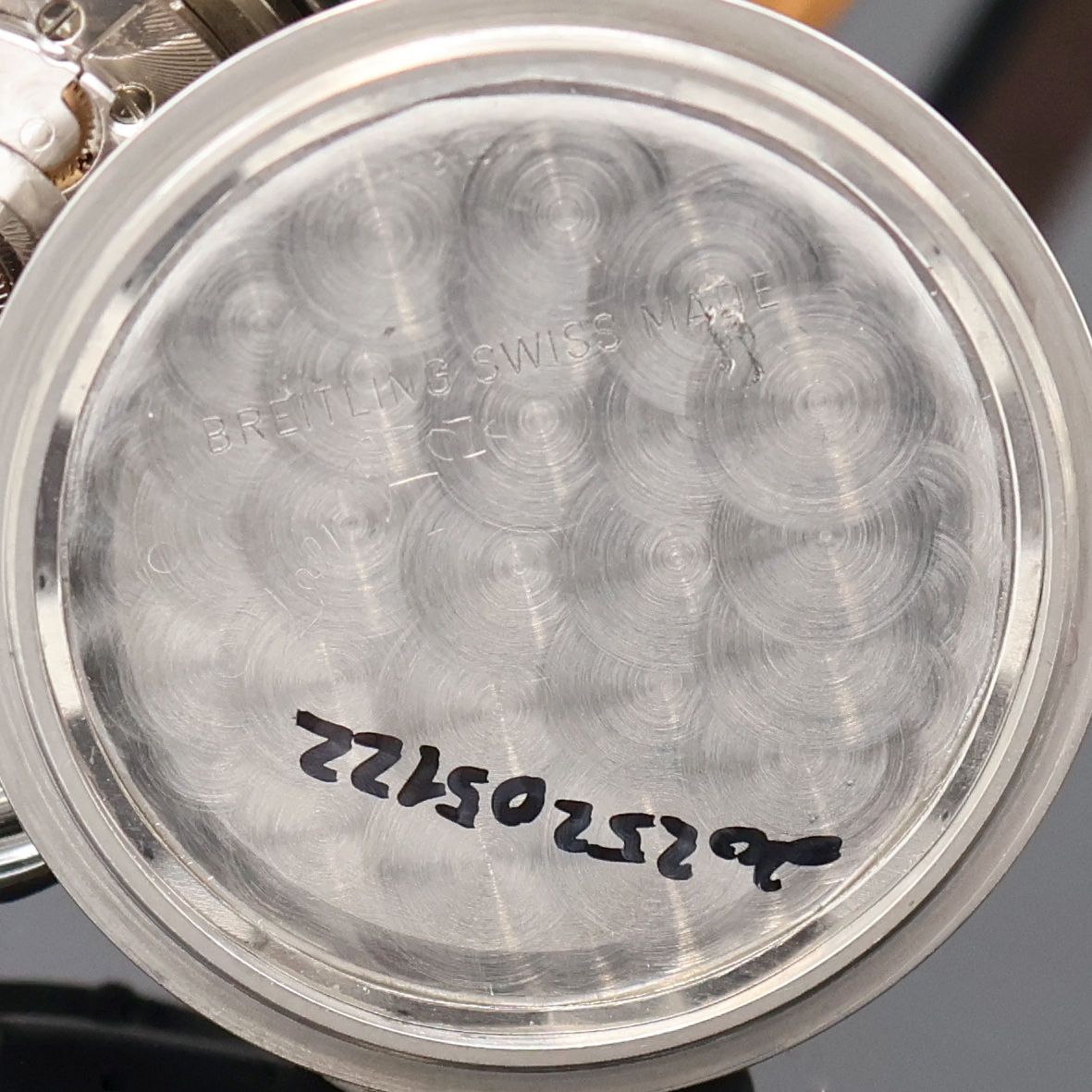 Detail g: BREITLING Antares World Armbanduhr mit 2. Zeitzone in Stahl Referenz B 32047, Schweiz um 1995, Automatik, Boden u. Krone verschr., Lünette beids. ...