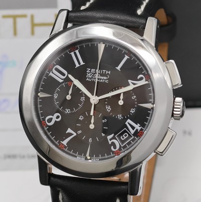 27043507a - ZENITH Port Royal El Primero Herrenchronograph Referenz 01/02.0450.400, Automatik, ...