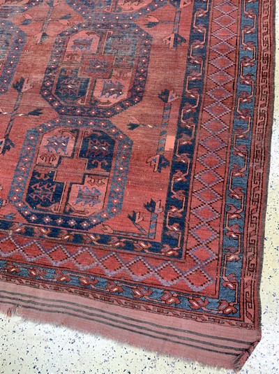 27043527a - Ersari alt, Afghanistan, Anfang 20.Jhd, Wolle auf Wolle, ca. 475 x 345 cm, EHZ: 3 ...