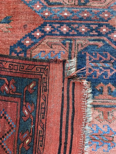 27043527j - Ersari alt, Afghanistan, Anfang 20.Jhd, Wolle auf Wolle, ca. 475 x 345 cm, EHZ: 3 ...