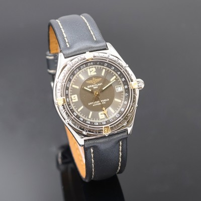 27043528b - BREITLING Antares World Armbanduhr mit 2. Zeitzone in Stahl Referenz B 32047, Schweiz um ...