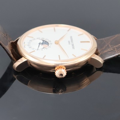 27043552c - FREDERIQUE CONSTANT vergoldete Herrenarmbanduhr mit Mondphase Referenz FC- 705X4S4/5/6, ...