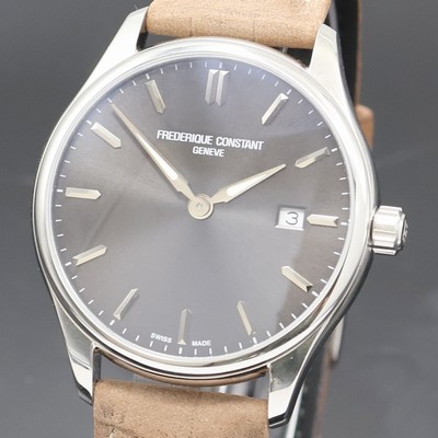27043558a - FREDERIQUE CONSTANT Classics Armbanduhr in Stahl Referenz FC-220DGS5B6, quarz, orig. ...