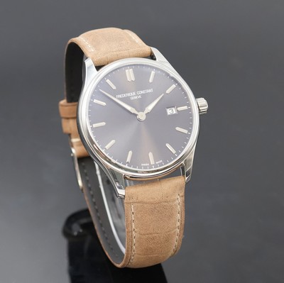 27043558b - FREDERIQUE CONSTANT Classics Armbanduhr in Stahl Referenz FC-220DGS5B6, quarz, orig. ...