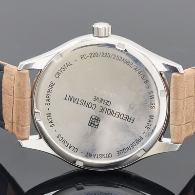 27043558e - FREDERIQUE CONSTANT Classics Armbanduhr in Stahl Referenz FC-220DGS5B6, quarz, orig. ...