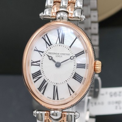 27043560a - FREDERIQUE CONSTANT ovale Damenarmbanduhr mit Referenz FC-200MPW2V2B, quarz, ...