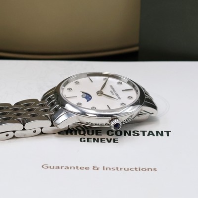 27043562c - FREDERIQUE CONSTANT Armbanduhr in Stahl mit Mondphase Referenz FC-206X1S5/6/-FC- ...