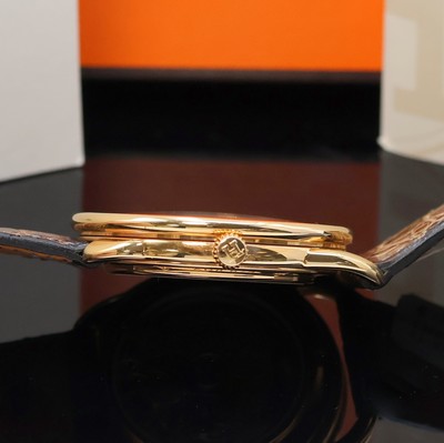 27043606d - HERMES Armbanduhr Serie Arceau in Rosegold 750/000 Referenz AR8.67a, Automatik, beids. ...