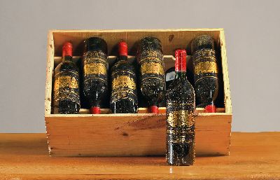 Image Kiste mit 12 Flaschen 1986 Chateau Palmer Margeaux, Médoc, Gironde, Bordeaux, in orig. ...
