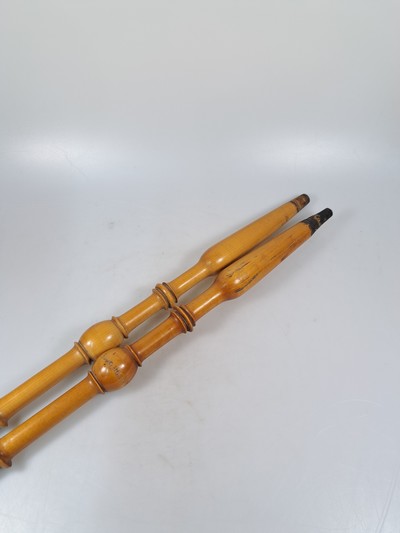 27043998b - Zwei Meerschaumpfeifen aus dem Besitz der Familie Tolstoy, Finnland, um 1800, ...