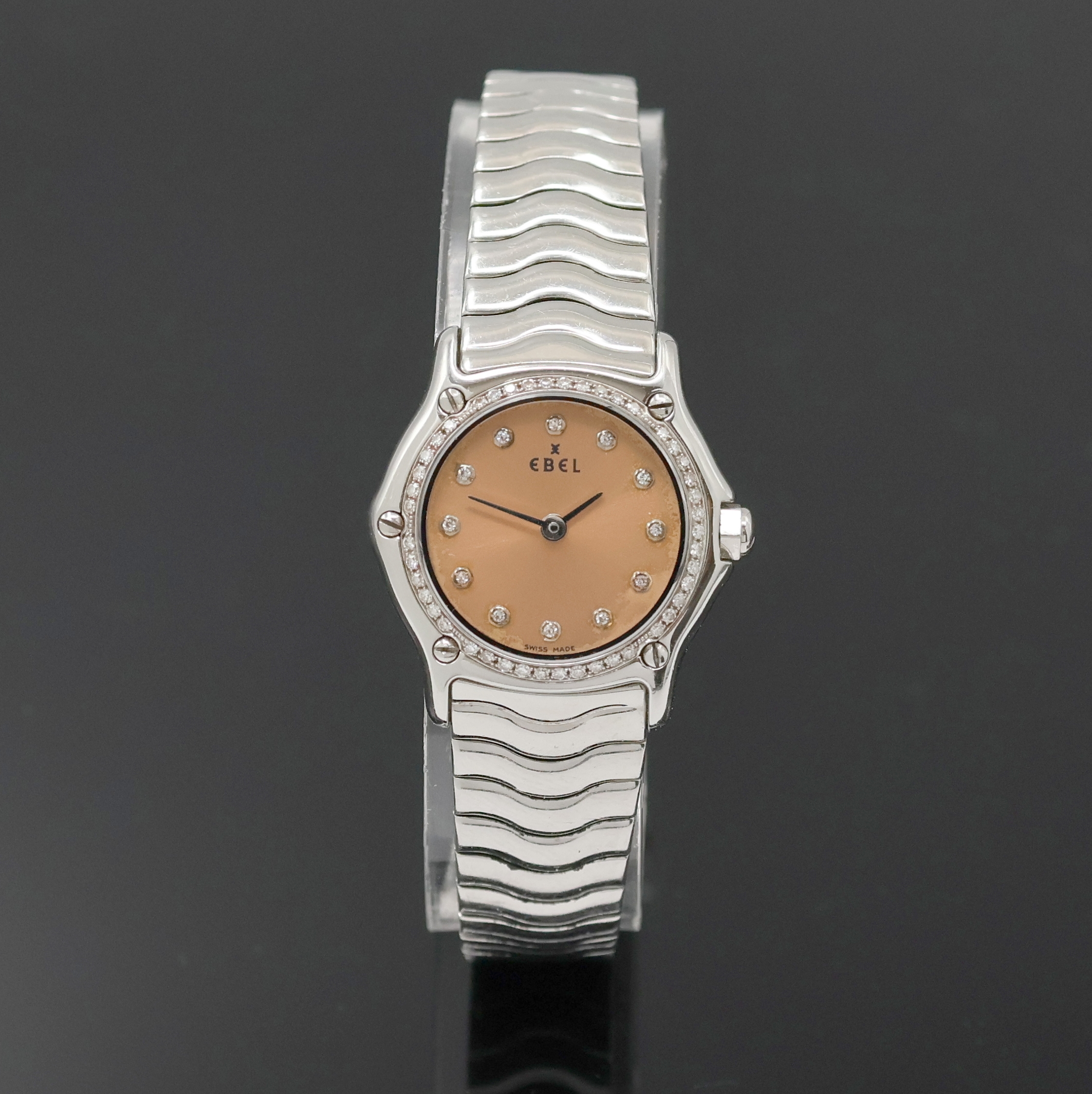 Image 27044023 - EBEL Damenarmbanduhr Classic Sport Lady Referenz 9157112, quarz. Edelstahlgeh. inkl. ...