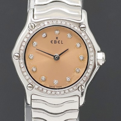 27044023a - EBEL Damenarmbanduhr Classic Sport Lady Referenz 9157112, quarz. Edelstahlgeh. inkl. ...