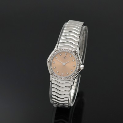 27044023b - EBEL Damenarmbanduhr Classic Sport Lady Referenz 9157112, quarz. Edelstahlgeh. inkl. ...