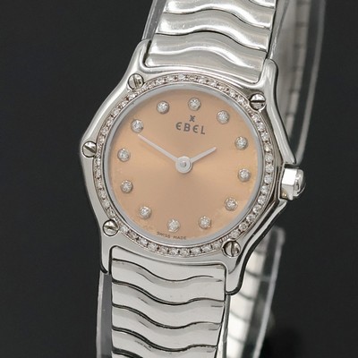 27044023c - EBEL Damenarmbanduhr Classic Sport Lady Referenz 9157112, quarz. Edelstahlgeh. inkl. ...