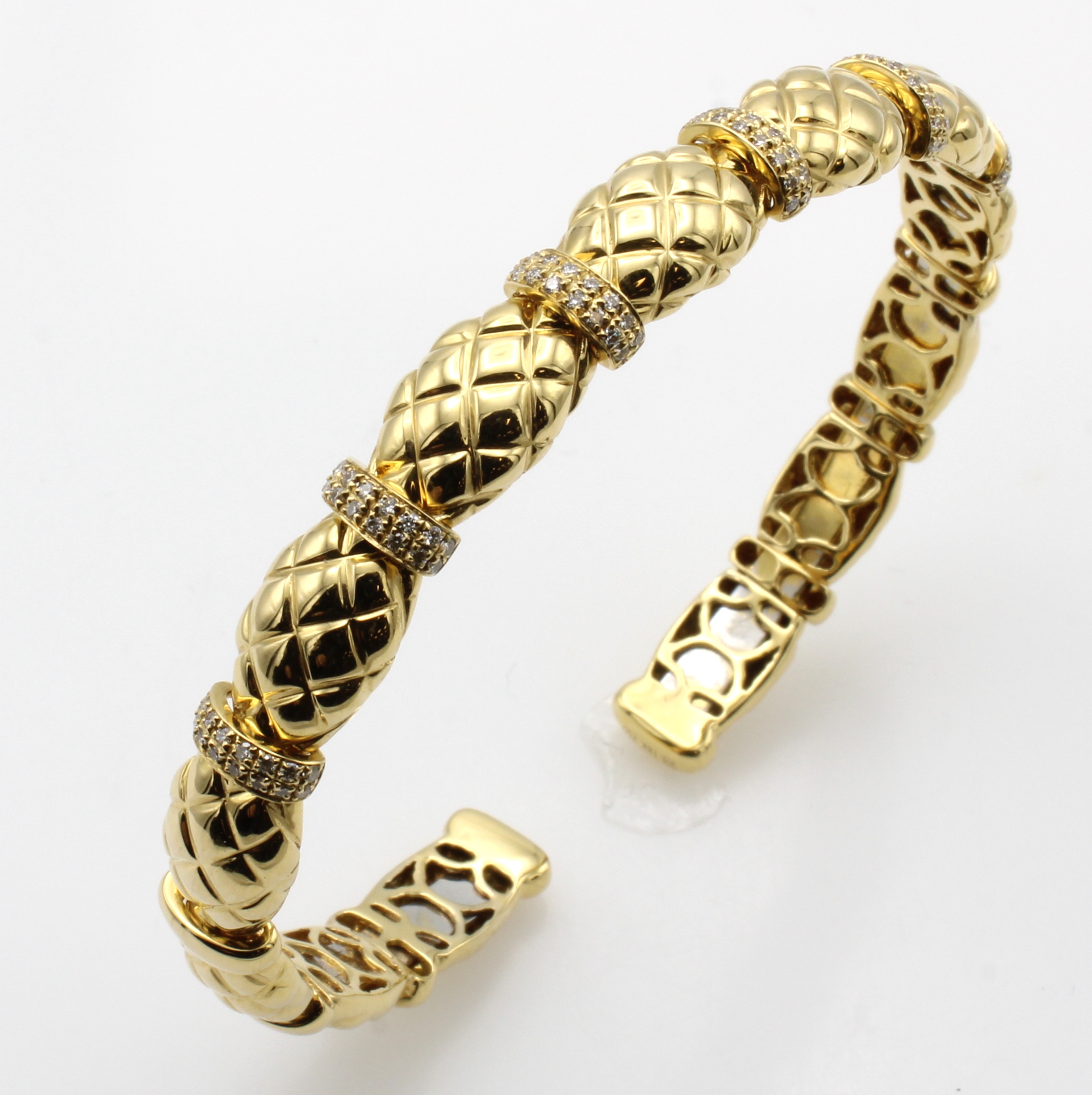 Image 27044348 - Armspange mit Brillanten, GG 750/000, Brill.zus. ca. 0.34 ct feines Weiß/si, ...