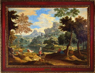 27044470k - Zuschreibung: Etienne Allegrain, 1644-1736 Paris, barocke Landschaft mit ...