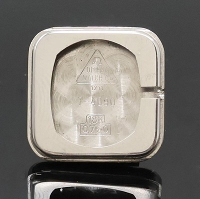 27044602h - OMEGA De Ville Damenarmbanduhr in WG 750/000 Referenz 1211, Handaufzug, Schweiz um 1969, ...