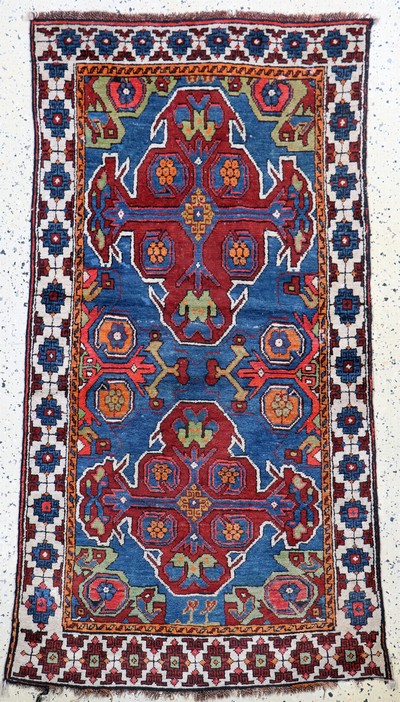 Image Bergama antik, Türkei, um 1900, Wolle auf Wolle, ca. 163 x 92 cm, EHZ: 2, ...