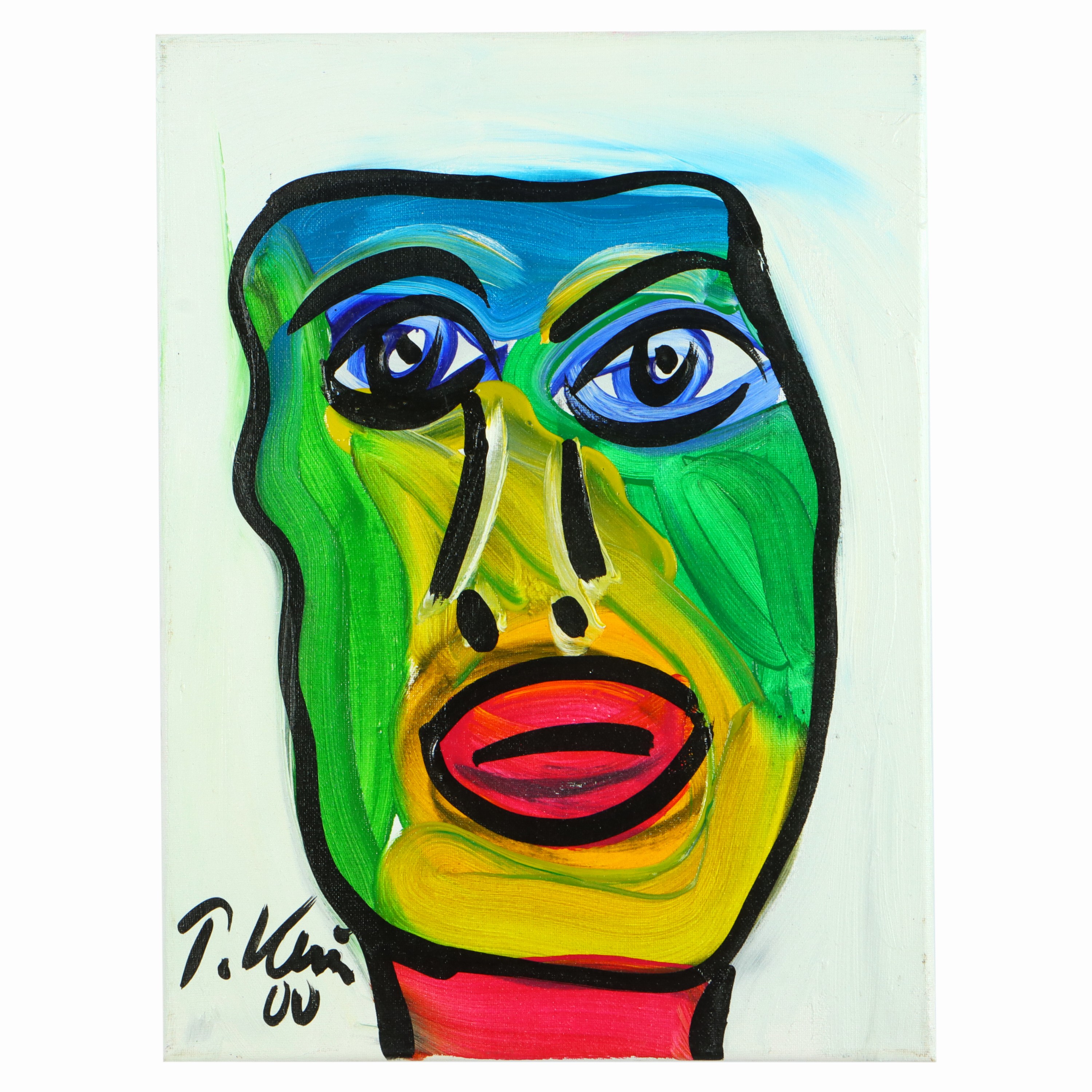 Image 27044816 - Peter Robert Keil, 2000, Berlin, Rückseite mit Titel: ´Gustav Klimt´, ca. 40x30 cm, ...