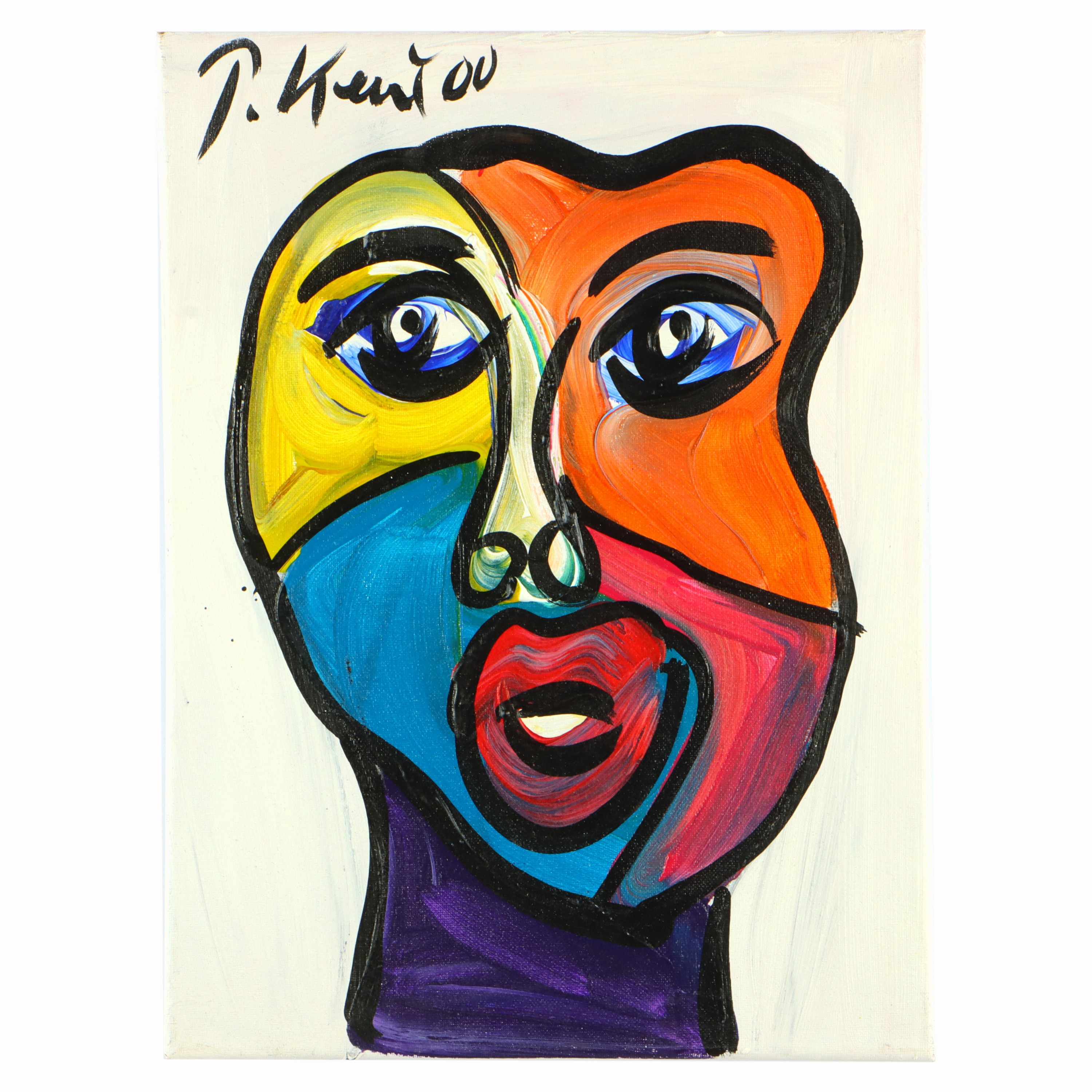 Image 27044826 - Peter Robert Keil, 2000, Berlin, Rückseite mit Titel: ´Egon Schiele´, ca. 40x30 cm, ...
