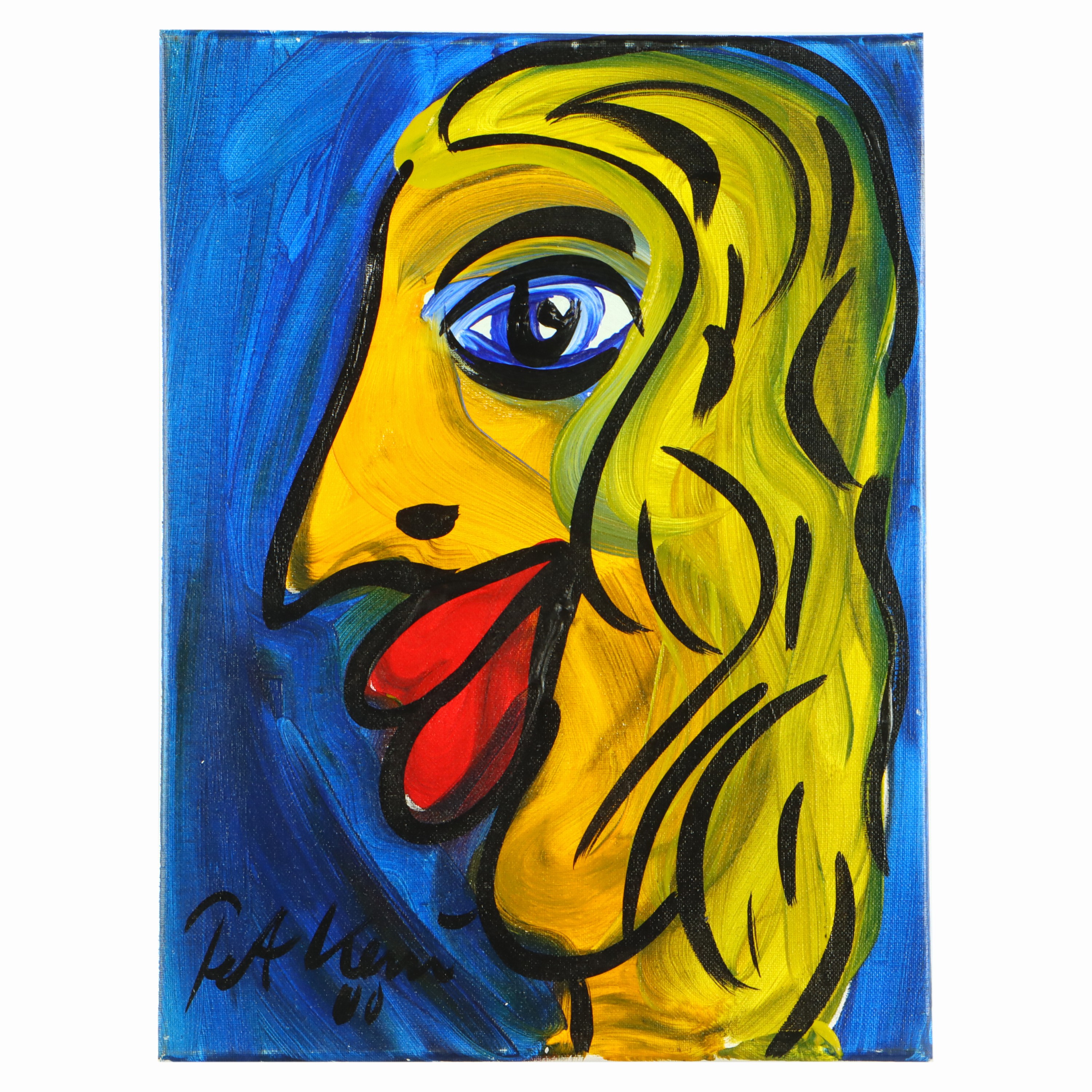 Image 27044828 - Peter Robert Keil, 2000, Berlin, Rückseite mit Titel: ´Claudia Schiffer´, ca. 40x30 cm, ...