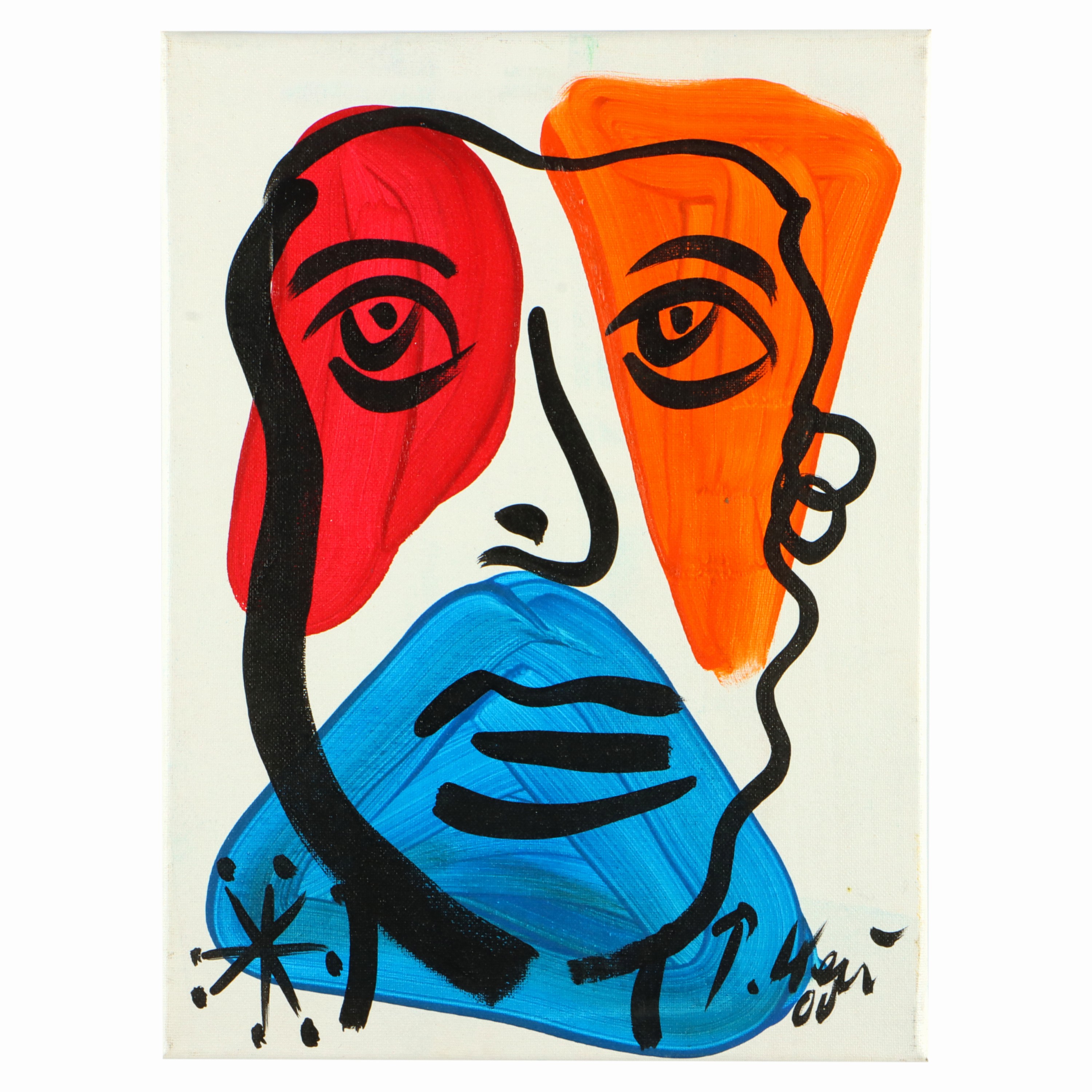 Image 27044831 - Peter Robert Keil, 2000, Berlin, Rückseite mit Titel: ´Der Matador´, ca. 40x30 cm, ...