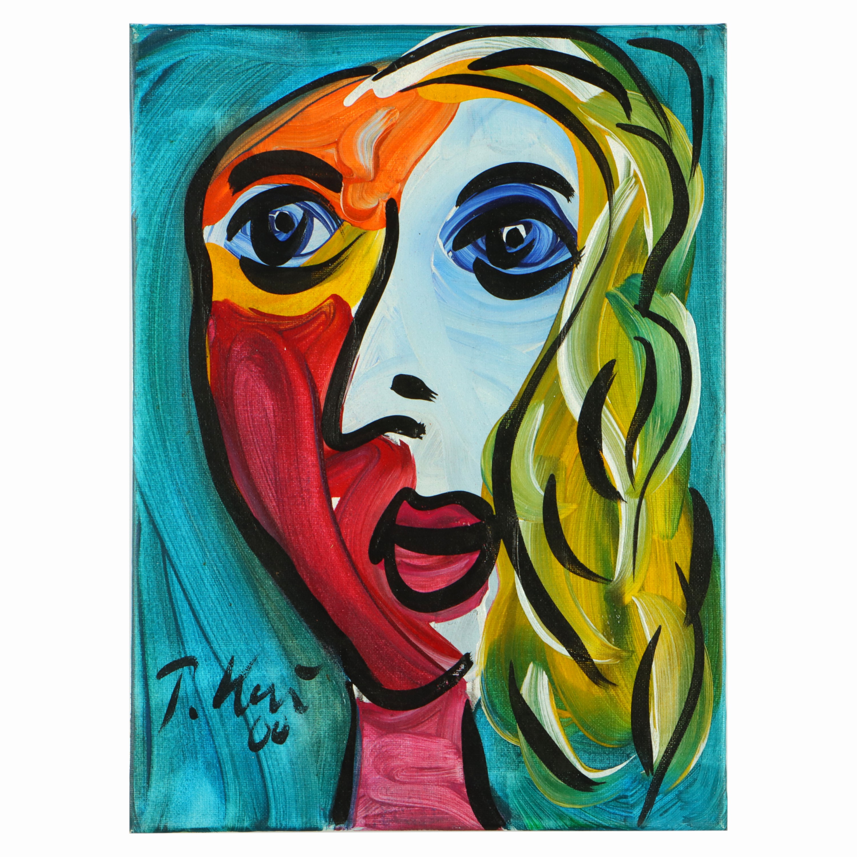 Image 27044833 - Peter Robert Keil, 2000, Berlin, Rückseite mit Titel: ´Steffi Graf´, ca. 40x30 cm, ...