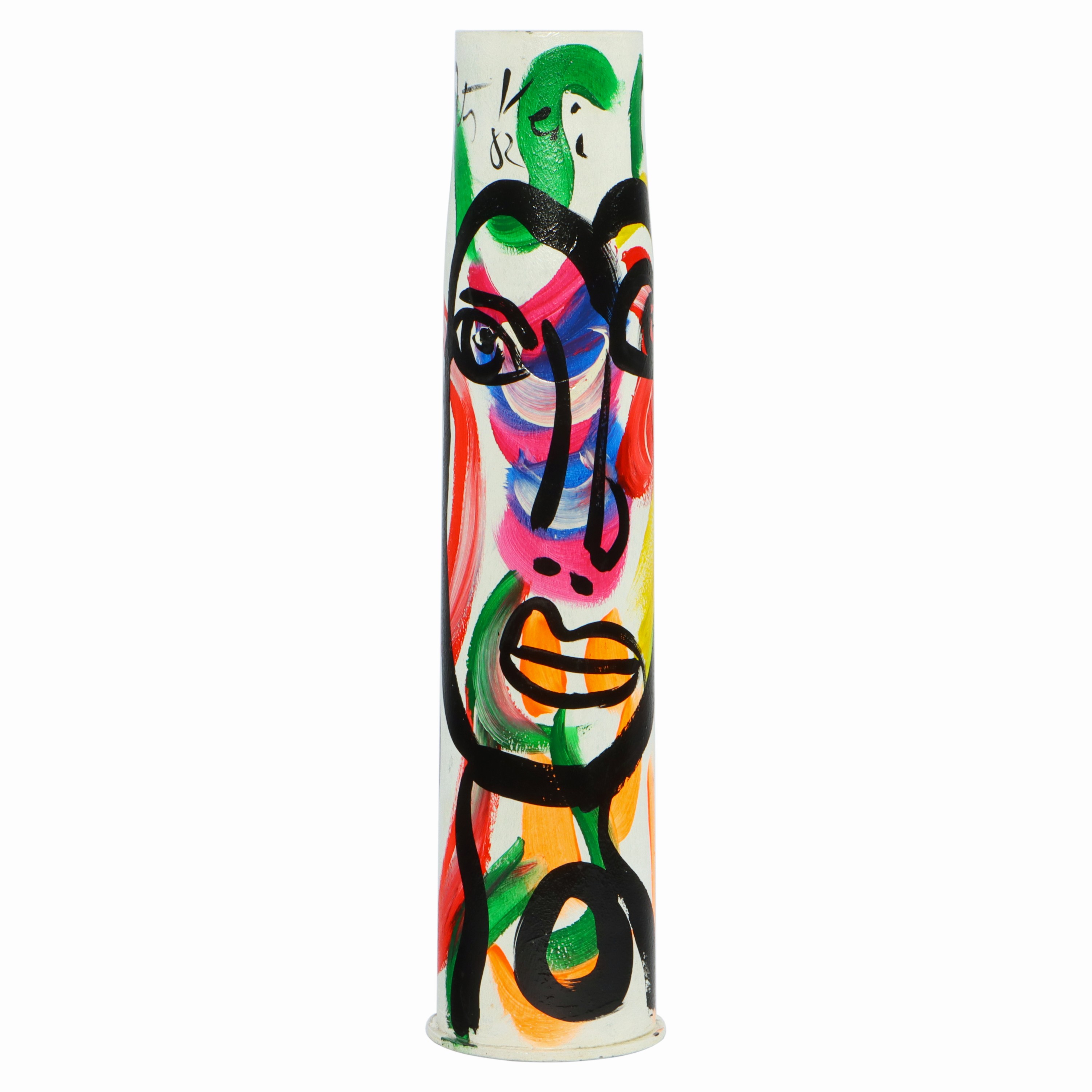 Image 27044893 - Peter Robert Keil, Kunstobjekt Geschosshülse, 1982, ohne Titel, ca. H. 62 cm, D. 15 cm, ...