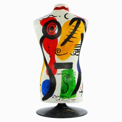 27044883a - Peter Robert Keil, Kunstobjekt Torso, 1995, ohne Titel, ca. 78x44x34 cm, ca. 3,6 kg, ...