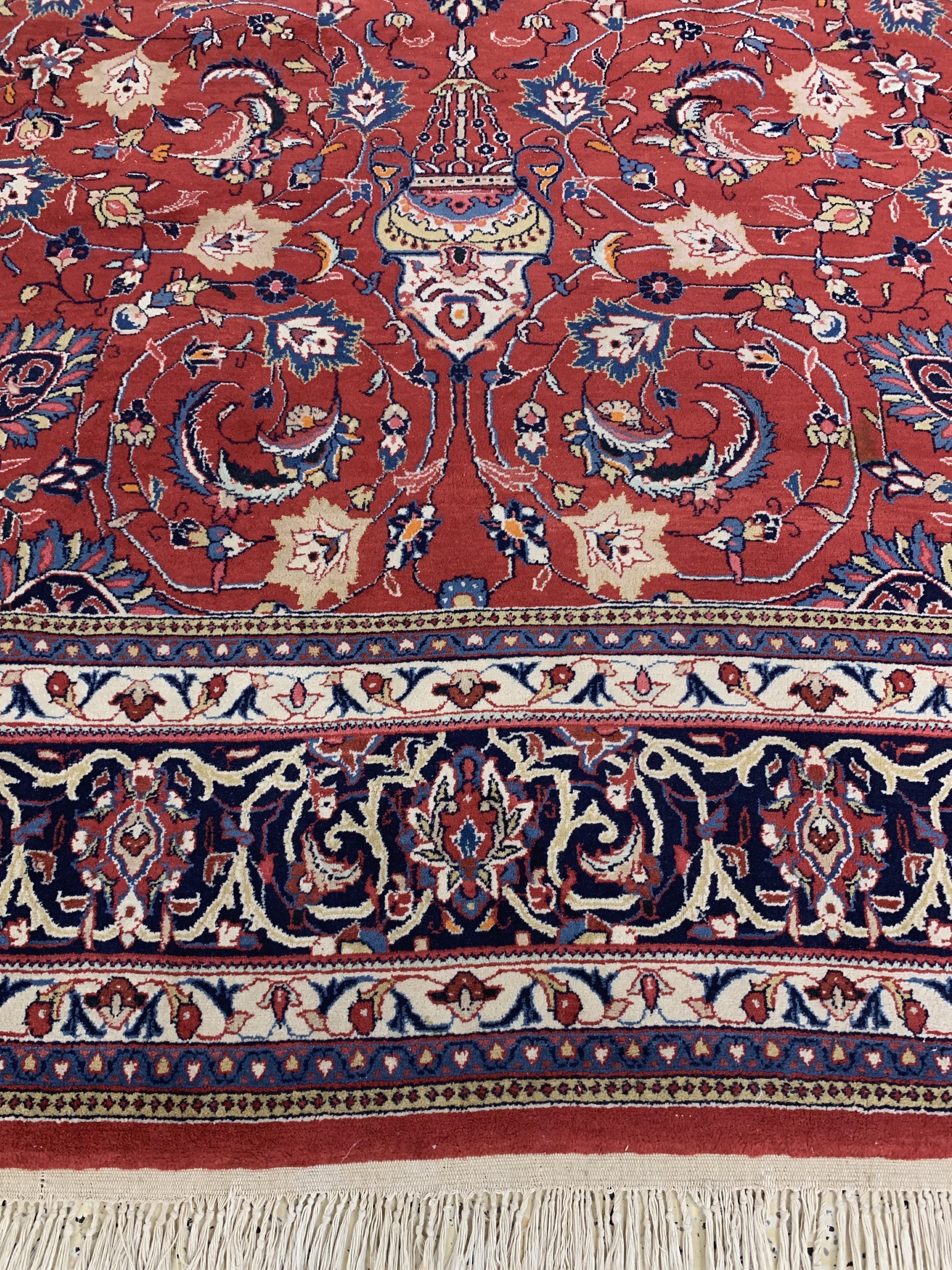 Detail h: Sarogh, Persien, Ende 20.Jhd., Wolle auf Baumwolle, ca. 367 x 270 cm, EHZ: 2, reinigungsbedürftig