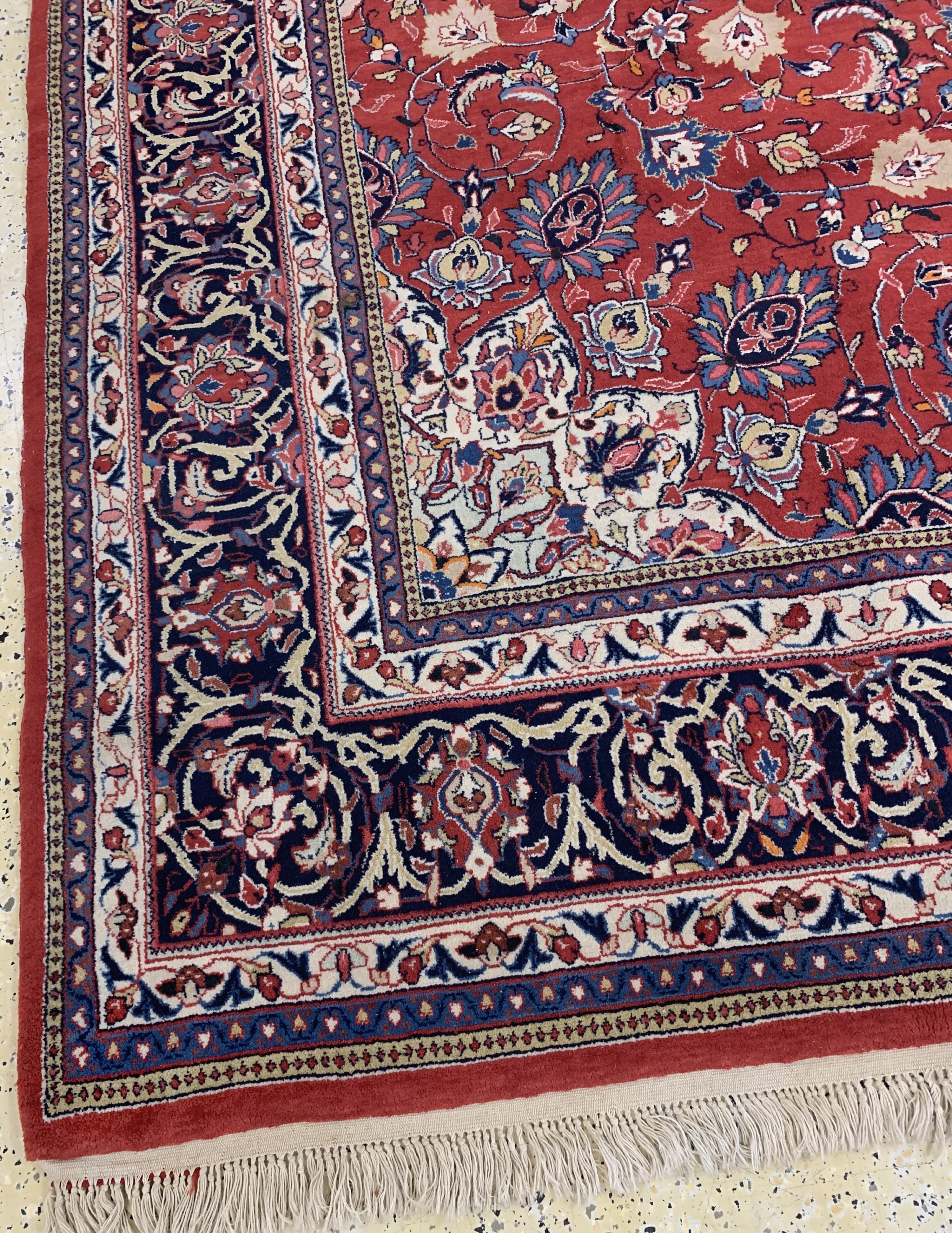 Detail i: Sarogh, Persien, Ende 20.Jhd., Wolle auf Baumwolle, ca. 367 x 270 cm, EHZ: 2, reinigungsbedürftig