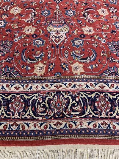 27044908h - Sarogh, Persien, Ende 20.Jhd., Wolle auf Baumwolle, ca. 367 x 270 cm, EHZ: 2, ...