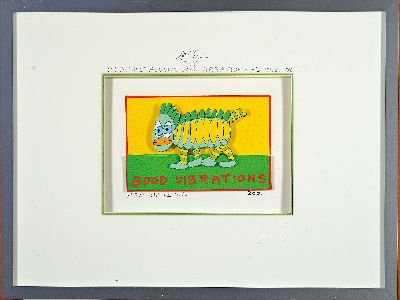 27044910k - James Rizzi, 1950-2011, Good Vibrations, dreidimensionale Farblitho von 2001, sign. und ...