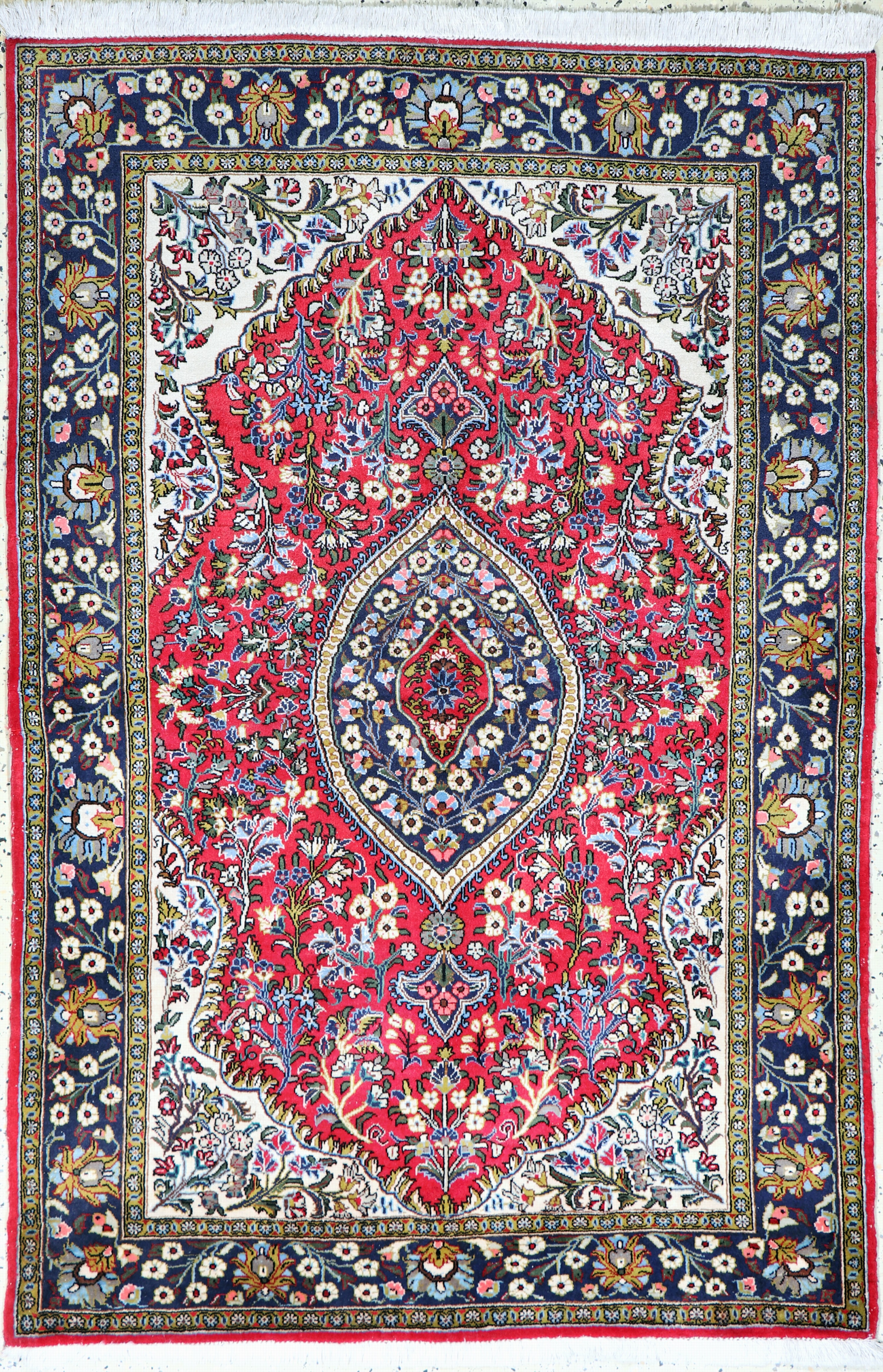 Image 27045004 - Ghom Kork, Persien, Ende 20.Jhd, Korkwolle,ca. 160 x 106 cm, EHZ: 2 Schätzpreis: 490, ...