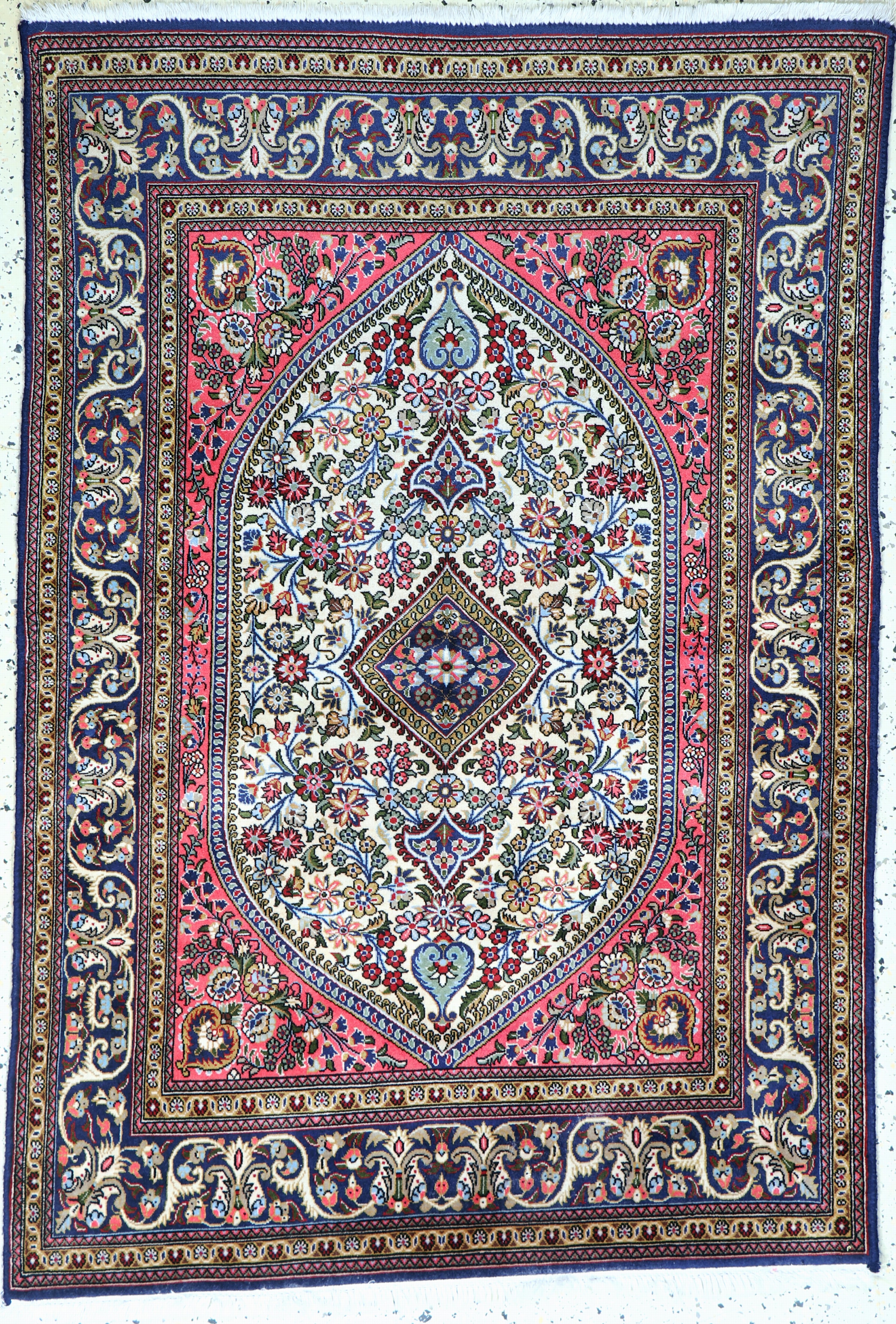 Image 27045005 - Ghom Kork, Persien, Ende 20.Jhd, Korkwolle,ca. 155 x 106 cm, EHZ: 2 Schätzpreis: 490, ...