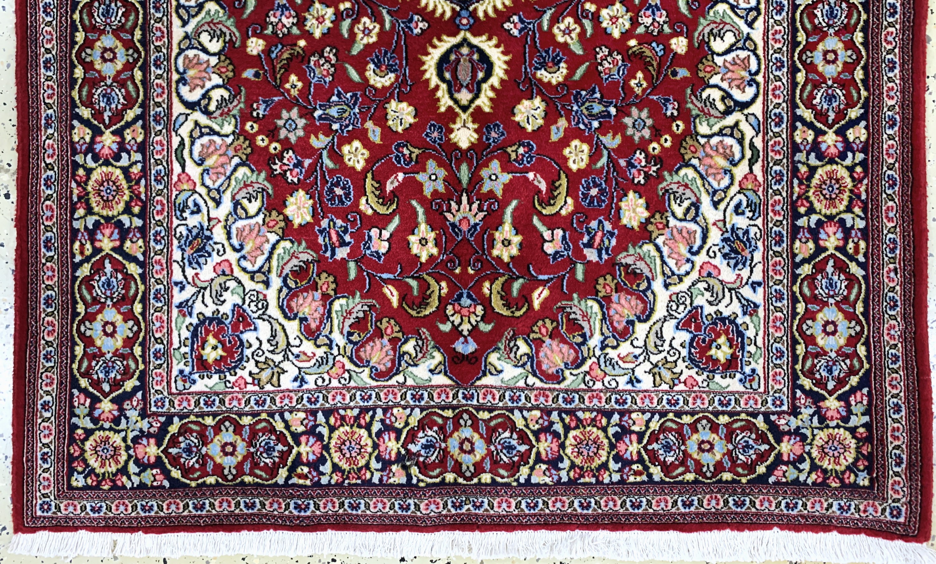 Detail c: Ghom Kork, Persien, Ende 20.Jhd, Korkwolle auf Baumwolle, ca. 175 x 120 cm, EHZ: 2
