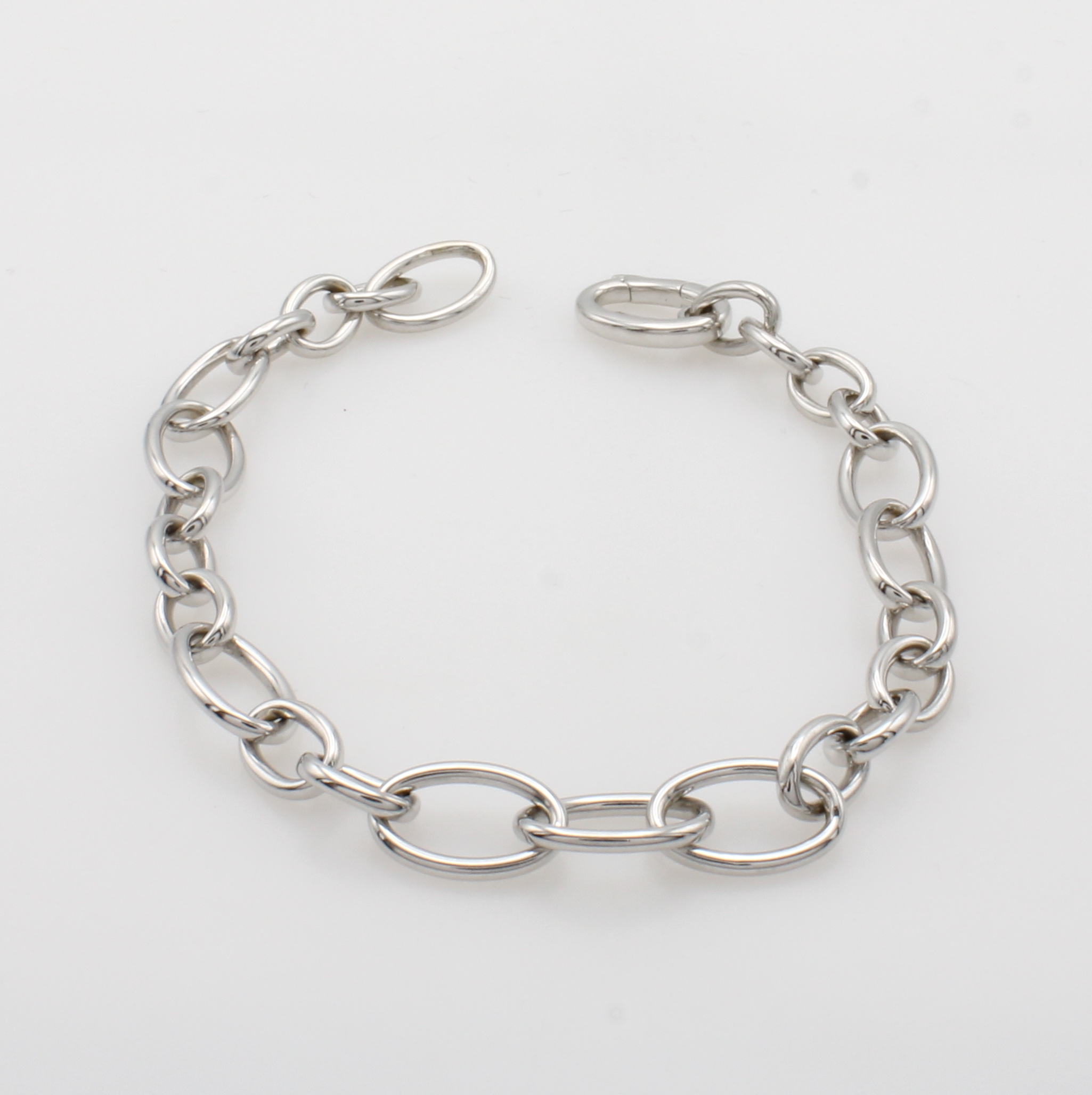 Image 27045067 - Gliederarmband, WG 750/000, ovale Glieder, integrierte Schl., L. ca. 19.5 cm ...